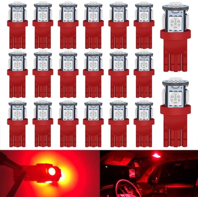 194 স্বয়ংচালিত LED লাইট বাল্ব 6500K ওয়েজ T10 SMD 5050 চিপস